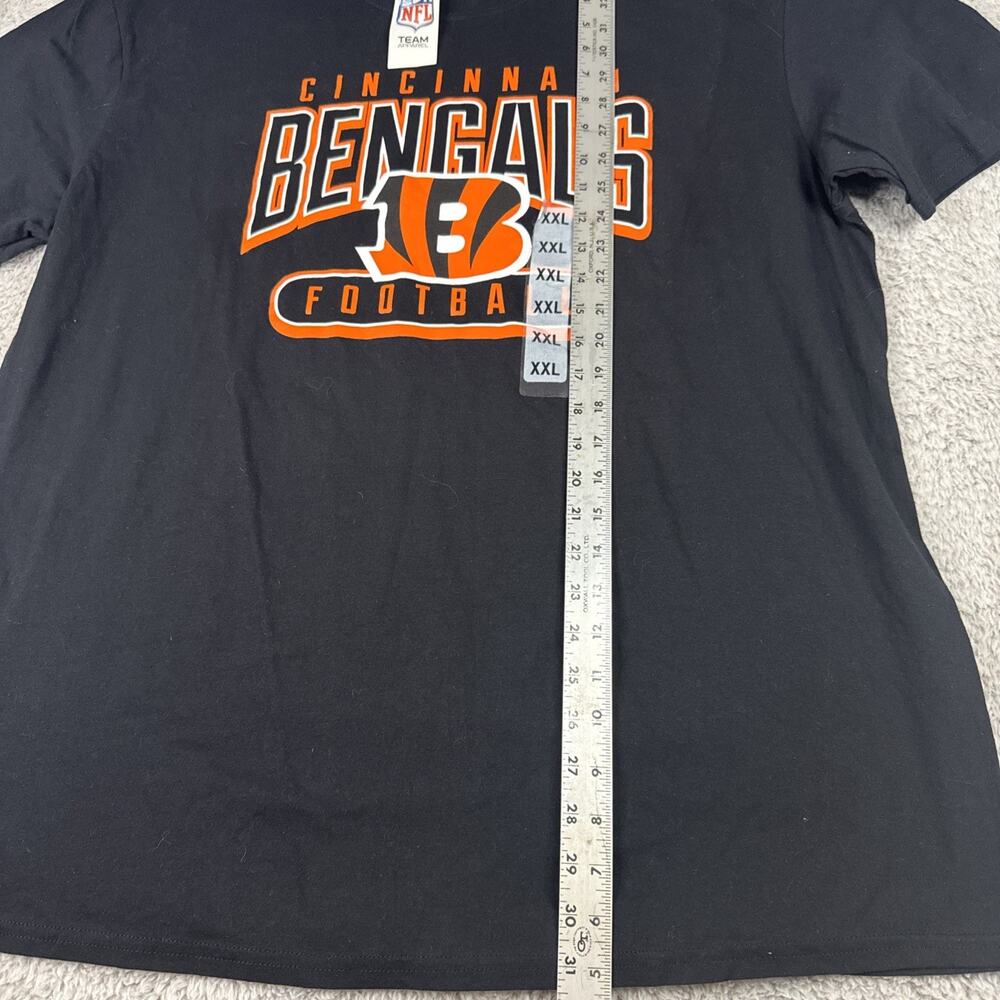 Cincinnati Bengals NFL Football T-Shirt Men’s XXL Black New With Tags - Picture 5 of 6